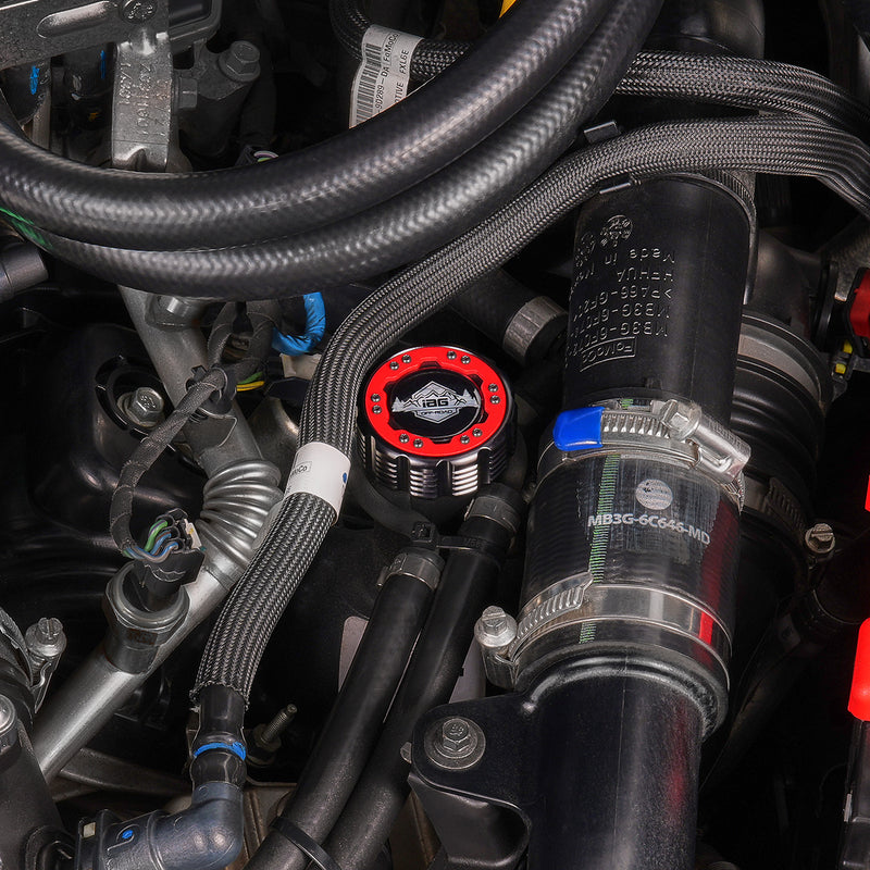 Beadlock Oil Cap w/ Red Ring For 21+ Bronco, 15+ F-150, 19+ Ranger, 22+ Maverick - IAG-ACC-F1090BKRD image 4