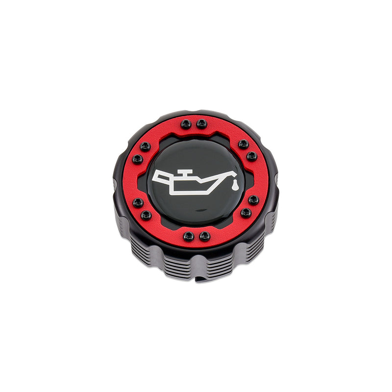 Beadlock Oil Cap w/ Red Ring For 21+ Bronco, 15+ F-150, 19+ Ranger, 22+ Maverick - IAG-ACC-F1090BKRD image 7