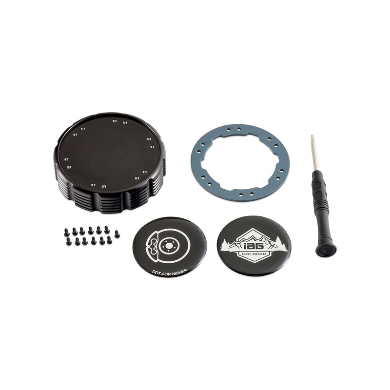 Beadlock Brake Fluid Cap w/ Area51 For 21+ Ford Bronco, 19+ Ranger, 22+ Maverick - IAG-ACC-F1091BKA51