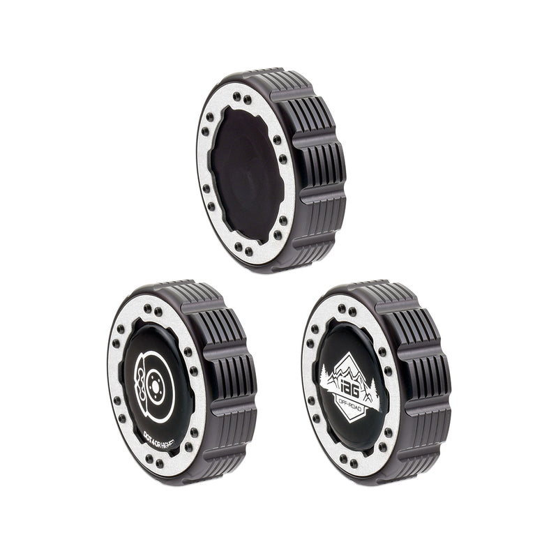 Beadlock Brake Fluid Cap w/ Aluminum For 2021+ Bronco, 19+ Ranger, 22+ Maverick - IAG-ACC-F1091BKAL image 3