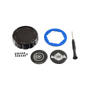 Beadlock Brake Fluid Cap w/ Blue For 2021+ Ford Bronco, 19+ Ranger, 22+ Maverick - IAG-ACC-F1091BKBL