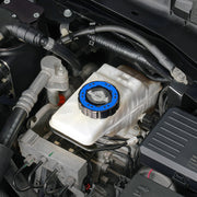 Beadlock Brake Fluid Cap w/ Blue For 2021+ Ford Bronco, 19+ Ranger, 22+ Maverick - IAG-ACC-F1091BKBL image 2