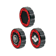 Beadlock Brake Fluid Cap w/ Red For 2021+ Ford Bronco, 19+ Ranger, 22+ Maverick - IAG-ACC-F1091BKRD image 6