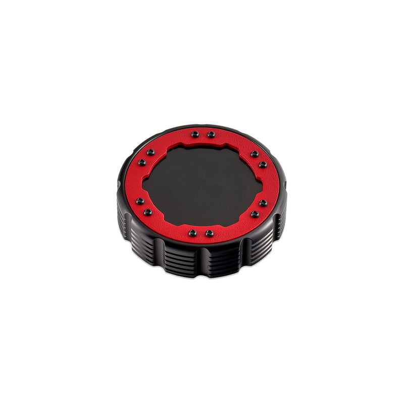 Beadlock Brake Fluid Cap w/ Red For 2021+ Ford Bronco, 19+ Ranger, 22+ Maverick - IAG-ACC-F1091BKRD image 9