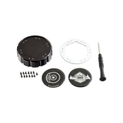 Beadlock Brake Fluid Cap w/ White For 21+ Ford Bronco, 19+ Ranger, 22+ Maverick - IAG-ACC-F1091BKWH