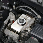 Beadlock Brake Fluid Cap w/ White For 21+ Ford Bronco, 19+ Ranger, 22+ Maverick - IAG-ACC-F1091BKWH image 3