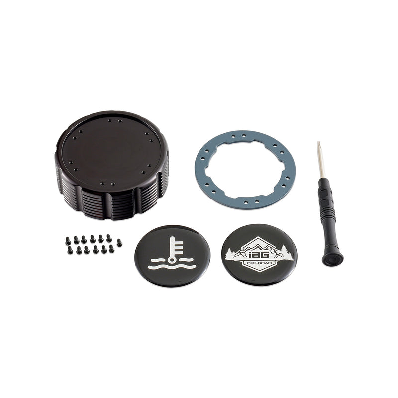 Beadlock Coolant Cap w/ Area51 Ring 21+ Bronco 15+ F-150 19+ Ranger 22+ Maverick - IAG-ACC-F1092BKA51