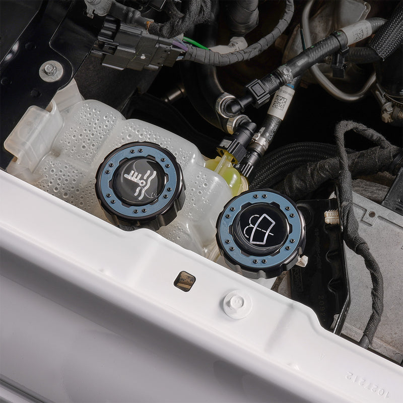 Beadlock Coolant Cap w/ Area51 Ring 21+ Bronco 15+ F-150 19+ Ranger 22+ Maverick - IAG-ACC-F1092BKA51 image 2