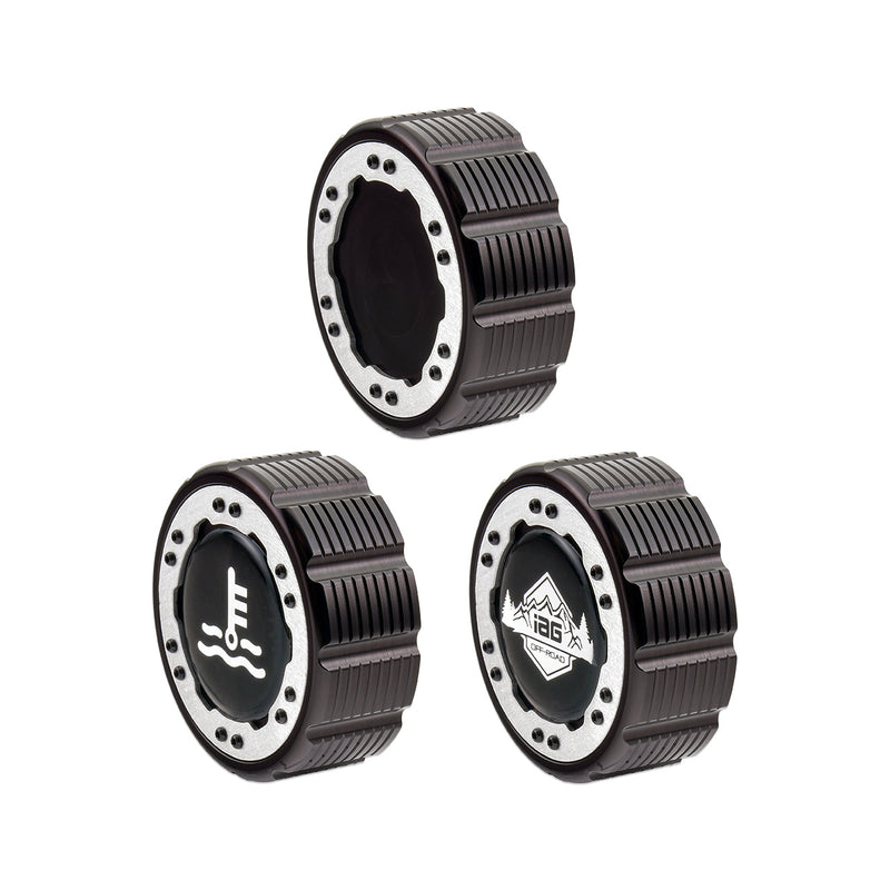 Beadlock Coolant Cap Aluminum Ring 21+ Bronco 15+ F-150 19+ Ranger 22+ Maverick - IAG-ACC-F1092BKAL image 6