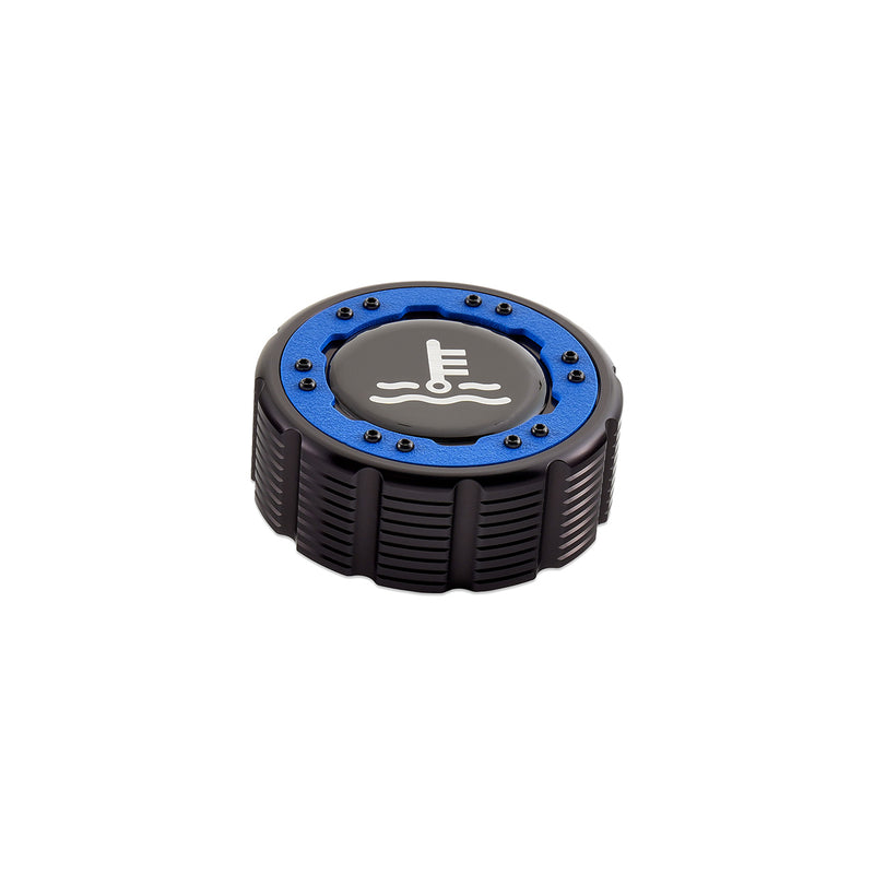 Beadlock Coolant Cap w/ Blue Ring 21+ Bronco 15+ F-150,19+ Ranger 22+ Maverick - IAG-ACC-F1092BKBL image 14