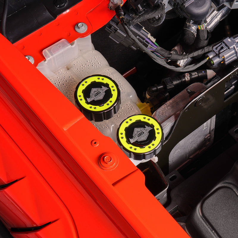 Beadlock Coolant Cap w/ Neon Yellow 21+ Bronco 15+ F-150 19+ Ranger 22+ Maverick - IAG-ACC-F1092BKNY image 16