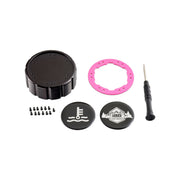 Beadlock Coolant Cap w/ Pink Ring 21+ Bronco 15+ F-150 19+ Ranger 22+ Maverick - IAG-ACC-F1092BKPK