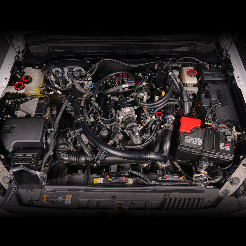 Beadlock Coolant Cap w/ Red Ring 21+ Bronco, 15+ F-150, 19+ Ranger, 22+ Maverick - IAG-ACC-F1092BKRD image 6