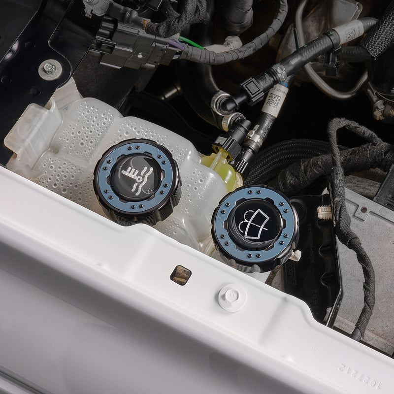 Beadlock Washer Fluid Cap w/ Area51 21+ Ford Bronco, 24+ Ranger, 22+ Maverick - IAG-ACC-F1093BKA51 image 3