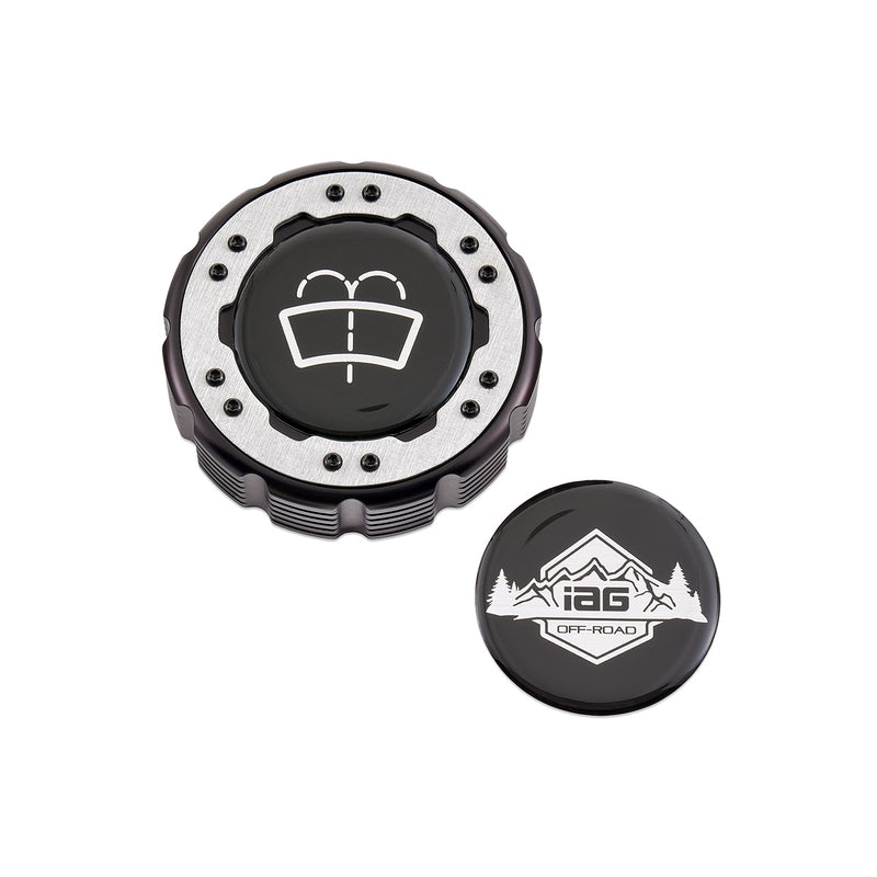 Beadlock Washer Fluid Cap w/ Aluminum 21+ Ford Bronco, 24+ Ranger, 22+ Maverick - IAG-ACC-F1093BKAL image 5
