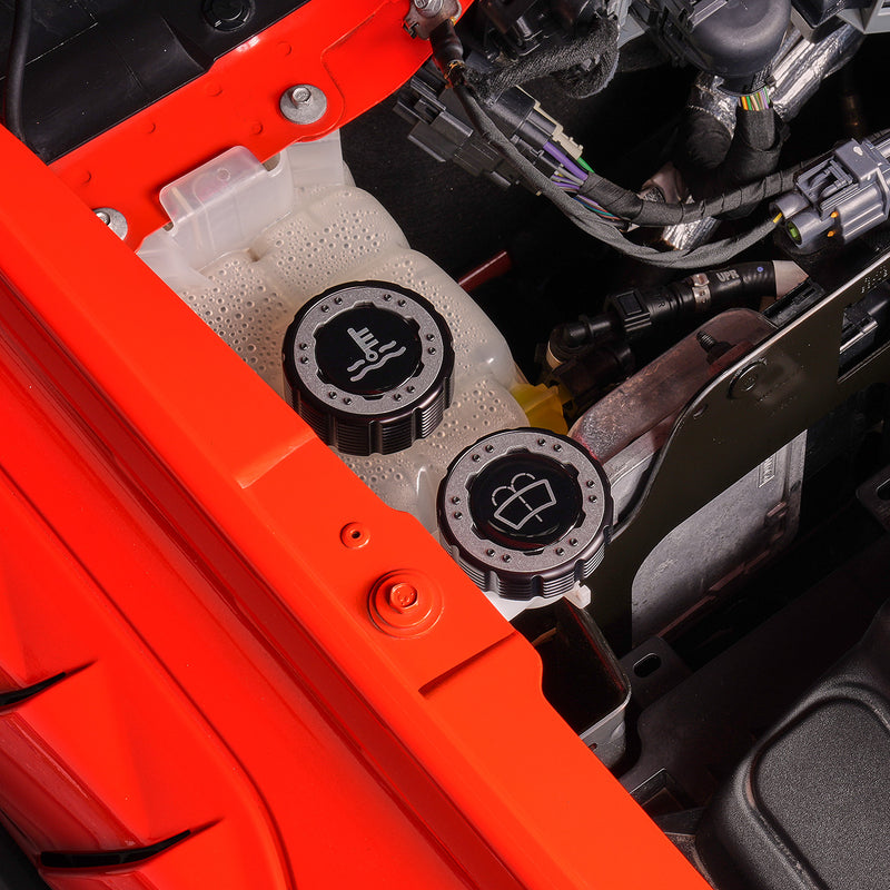 Beadlock Washer Fluid Cap w/ Aluminum 21+ Ford Bronco, 24+ Ranger, 22+ Maverick - IAG-ACC-F1093BKAL image 11