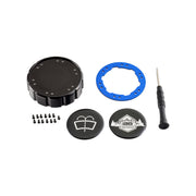Beadlock Washer Fluid Cap w/ Blue For 21+ Ford Bronco, 24+ Ranger, 22+ Maverick - IAG-ACC-F1093BKBL