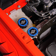 Beadlock Washer Fluid Cap w/ Blue For 21+ Ford Bronco, 24+ Ranger, 22+ Maverick - IAG-ACC-F1093BKBL image 13