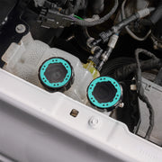 Beadlock Washer Fluid Cap w/ Teal For 21+ Ford Bronco, 24+ Ranger, 22+ Maverick - IAG-ACC-F1093BKGT image 3
