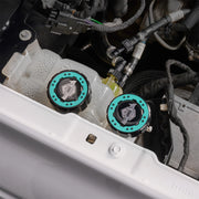Beadlock Washer Fluid Cap w/ Teal For 21+ Ford Bronco, 24+ Ranger, 22+ Maverick - IAG-ACC-F1093BKGT image 4