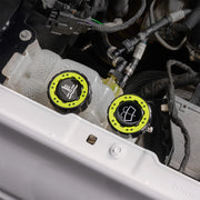 Beadlock Washer Fluid Cap w/ Neon Yellow 21+ Ford Bronco 24+ Ranger 22+ Maverick - IAG-ACC-F1093BKNY image 2