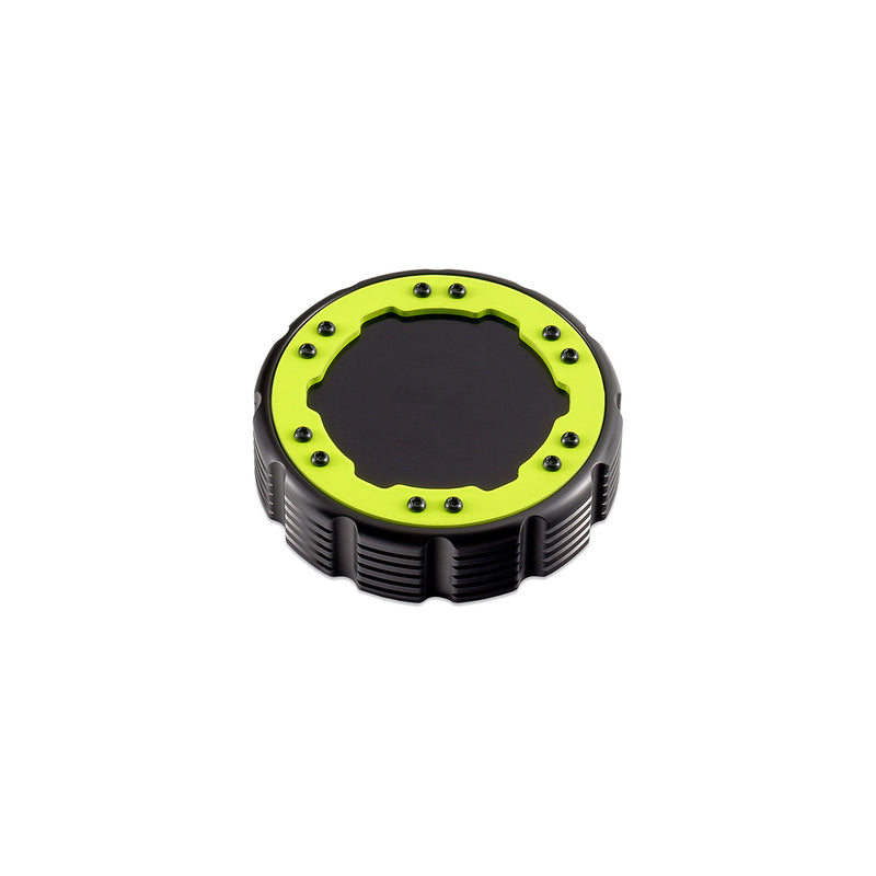 Beadlock Washer Fluid Cap w/ Neon Yellow 21+ Ford Bronco 24+ Ranger 22+ Maverick - IAG-ACC-F1093BKNY image 9