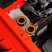 Beadlock Washer Fluid Cap w/ Orange 21+ Ford Bronco, 24+ Ranger, 22+ Maverick - IAG-ACC-F1093BKOR image 3