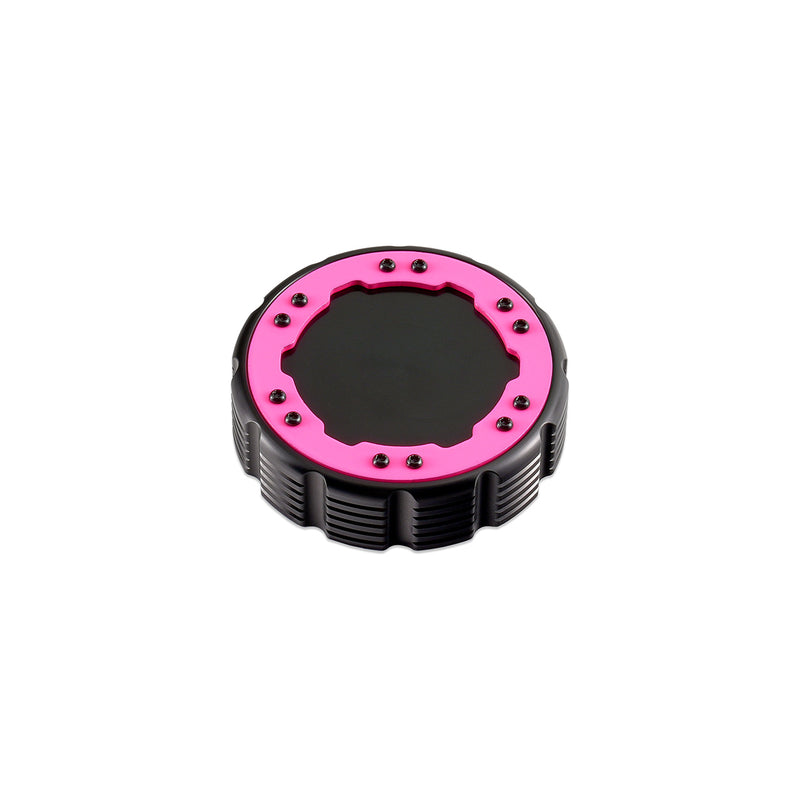 Beadlock Washer Fluid Cap w/ Pink For 21+ Ford Bronco, 24+ Ranger, 22+ Maverick - IAG-ACC-F1093BKPK image 5
