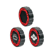 Beadlock Washer Fluid Cap w/ Red For 2021+ Ford Bronco, 24+ Ranger, 22+ Maverick - IAG-ACC-F1093BKRD image 6