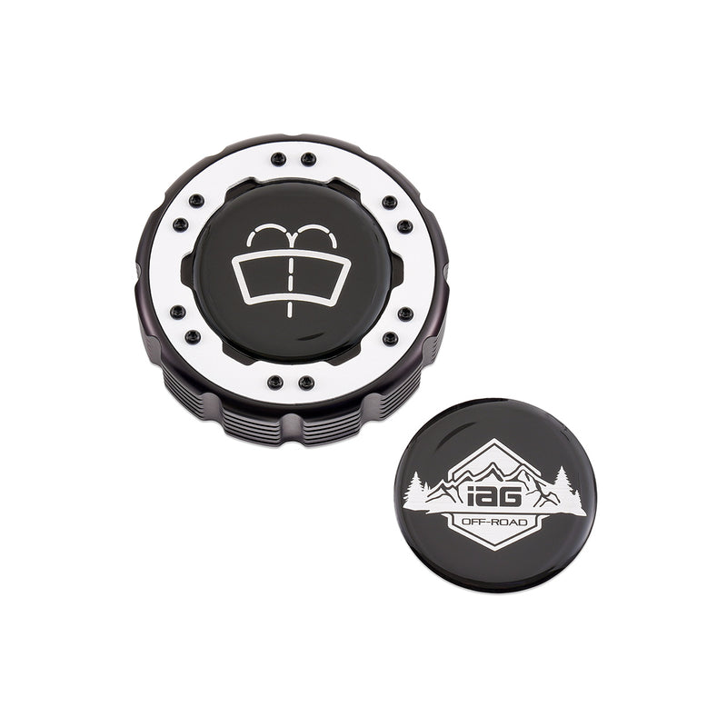 Beadlock Washer Fluid Cap w/ White For 21+ Ford Bronco, 24+ Ranger, 22+ Maverick - IAG-ACC-F1093BKWH image 13