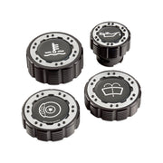 Beadlock Cap Kit for 2021+ Ford Bronco, 2024+ Ranger, 2022+ Maverick - Aluminum - IAG-ACC-F1096BKAL