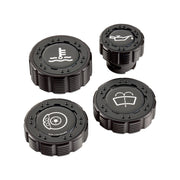 Beadlock Cap Kit for 2021+ Ford Bronco, 2024+ Ranger, 2022+ Maverick - Black - IAG-ACC-F1096BKBK