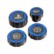 Beadlock Cap Kit for 2021+ Ford Bronco, 2024+ Ranger, 2022+ Maverick - Blue - IAG-ACC-F1096BKBL