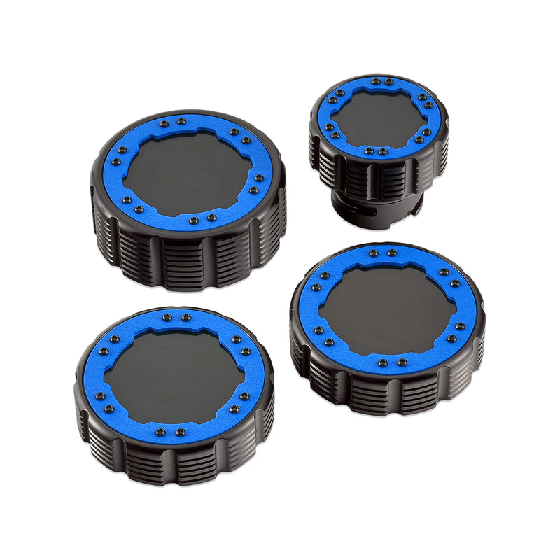 Beadlock Cap Kit for 2021+ Ford Bronco, 2024+ Ranger, 2022+ Maverick - Blue - IAG-ACC-F1096BKBL image 2