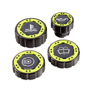Beadlock Cap Kit for 21+ Ford Bronco, 2024+ Ranger, 2022+ Maverick - Neon Yellow - IAG-ACC-F1096BKNY