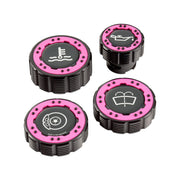 Beadlock Cap Kit for 2021+ Ford Bronco, 2024+ Ranger, 2022+ Maverick - Pink - IAG-ACC-F1096BKPK