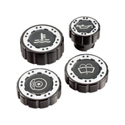 Beadlock Cap Kit for 2021+ Ford Bronco, 2024+ Ranger, 2022+ Maverick - White - IAG-ACC-F1096BKWH