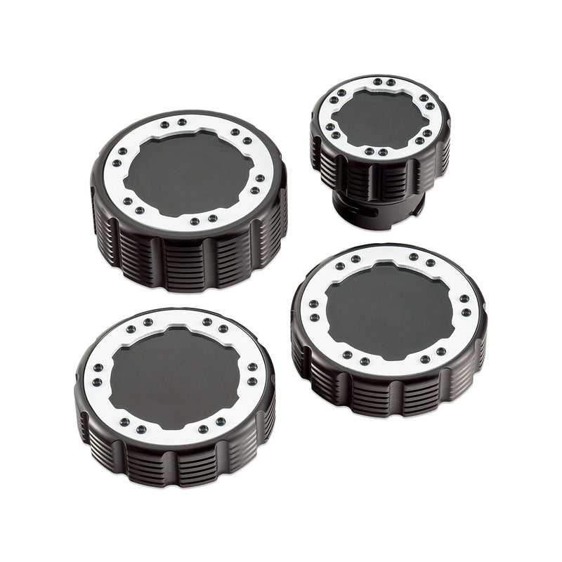 Beadlock Cap Kit for 2021+ Ford Bronco, 2024+ Ranger, 2022+ Maverick - White - IAG-ACC-F1096BKWH image 2