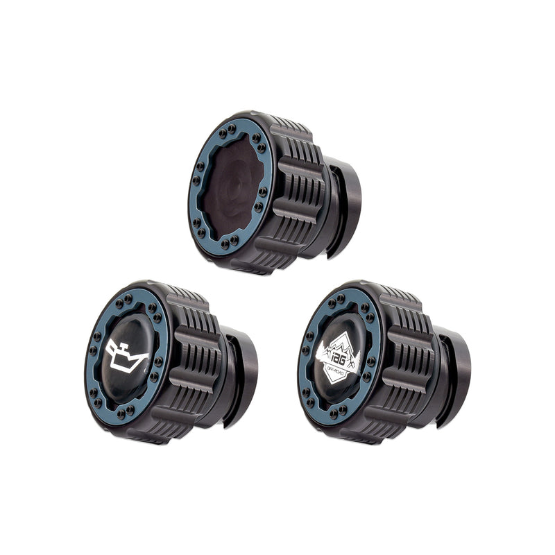 Beadlock Cap Kit for 2017+ F-150 Raptor & 2015+ Ford F-150 - Area51 - IAG-ACC-F1097BKA51 image 4