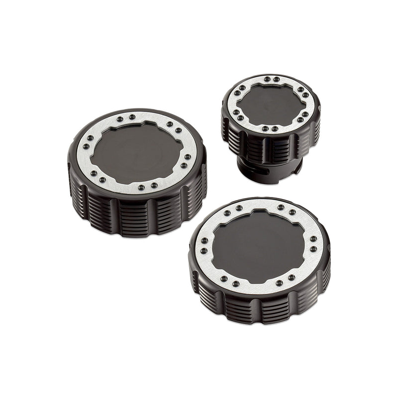 Beadlock Cap Kit for 2017+ F-150 Raptor & 2015+ Ford F-150 - Aluminum - IAG-ACC-F1097BKAL image 5