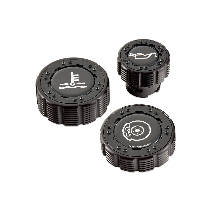 Beadlock Cap Kit for 2017+ F-150 Raptor & 2015+ Ford F-150 - Black - IAG-ACC-F1097BKBK