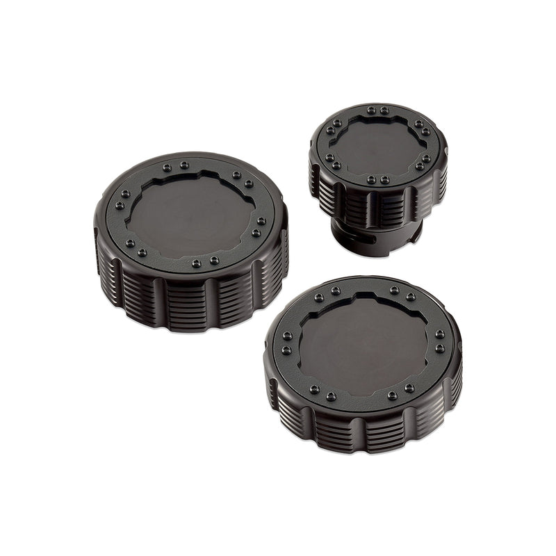Beadlock Cap Kit for 2017+ F-150 Raptor & 2015+ Ford F-150 - Black - IAG-ACC-F1097BKBK image 2