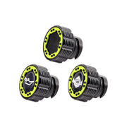 Beadlock Cap Kit for 2017+ F-150 Raptor & 2015+ Ford F-150 - Neon Yellow - IAG-ACC-F1097BKNY image 3