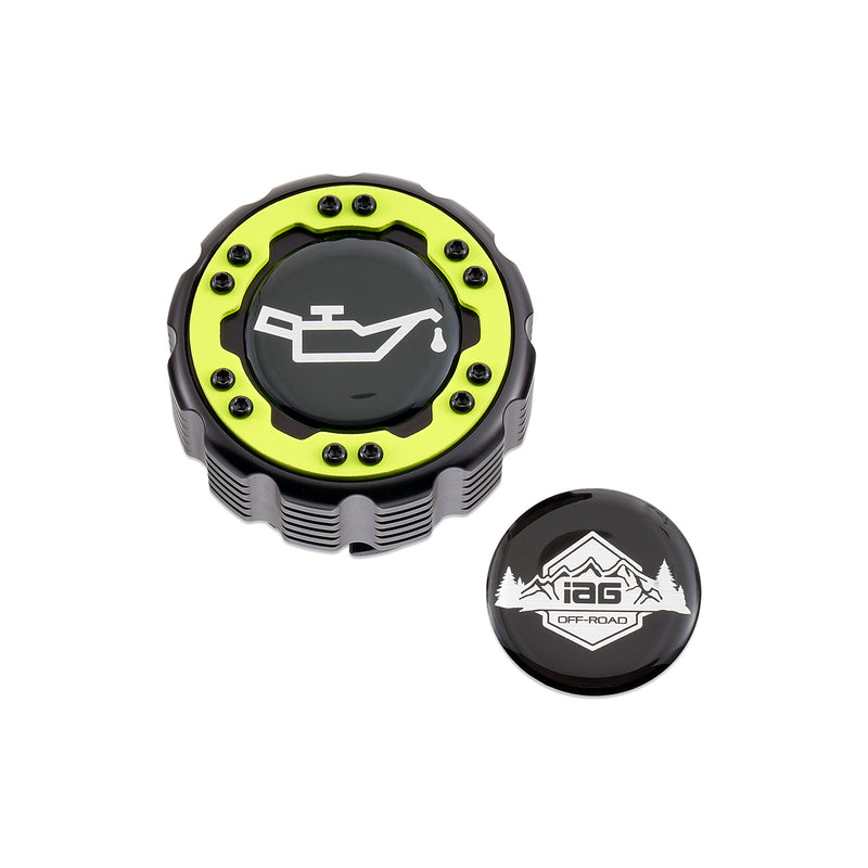 Beadlock Cap Kit for 2017+ F-150 Raptor & 2015+ Ford F-150 - Neon Yellow - IAG-ACC-F1097BKNY image 5