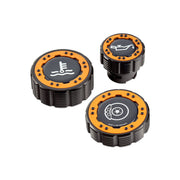 Beadlock Cap Kit for 2017+ F-150 Raptor & 2015+ Ford F-150 - Orange - IAG-ACC-F1097BKOR