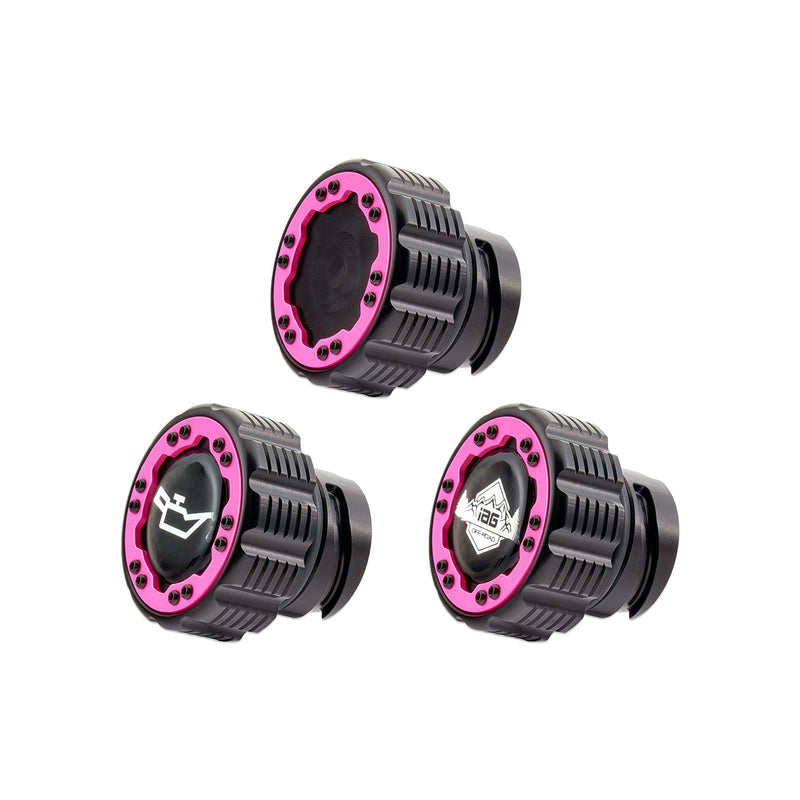 Beadlock Cap Kit for 2017+ F-150 Raptor & 2015+ Ford F-150 - Pink - IAG-ACC-F1097BKPK image 8
