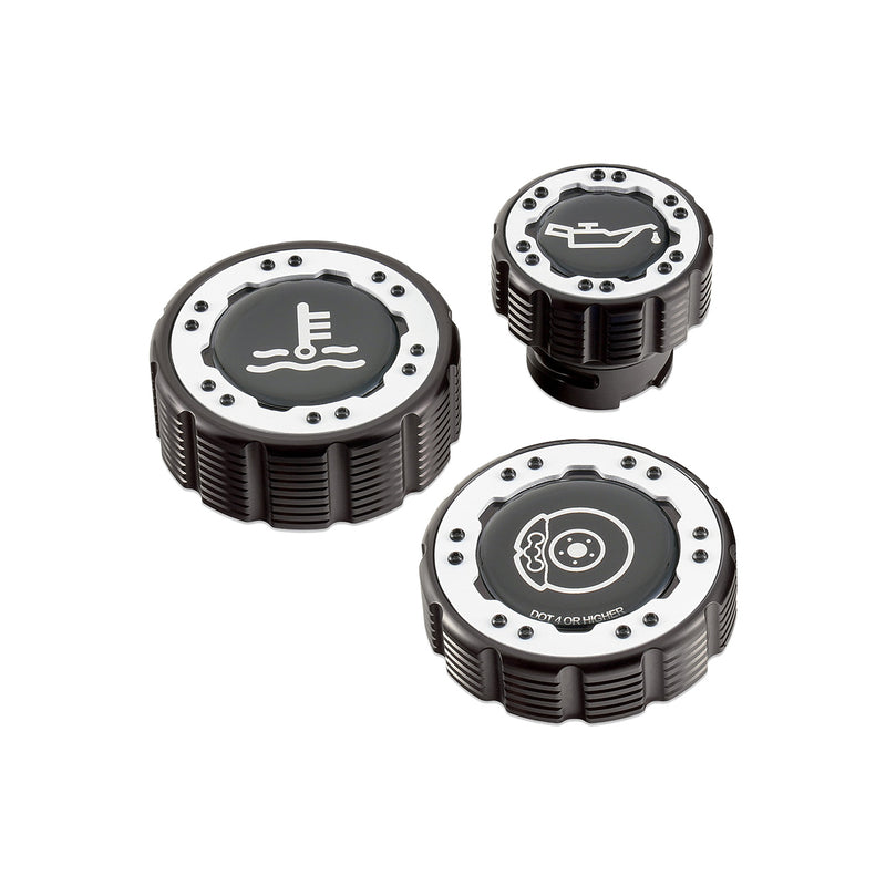 Beadlock Cap Kit for 2017+ F-150 Raptor & 2015+ Ford F-150 - White - IAG-ACC-F1097BKWH