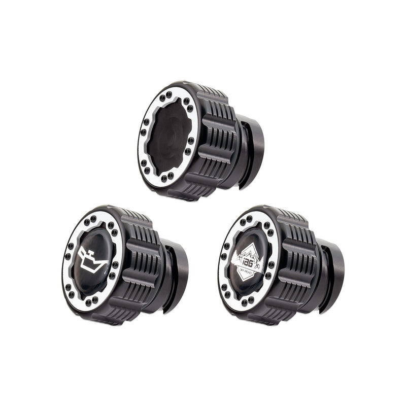 Beadlock Cap Kit for 2017+ F-150 Raptor & 2015+ Ford F-150 - White - IAG-ACC-F1097BKWH image 4