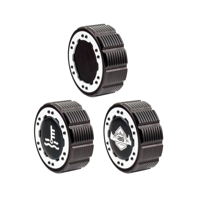 Beadlock Cap Kit for 2017+ F-150 Raptor & 2015+ Ford F-150 - White - IAG-ACC-F1097BKWH image 10