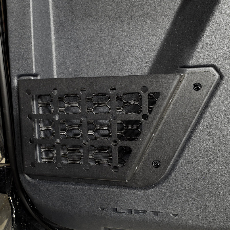 I-Line Rear Door Bin Black Steel Molle - IAG-ACC-F3079
